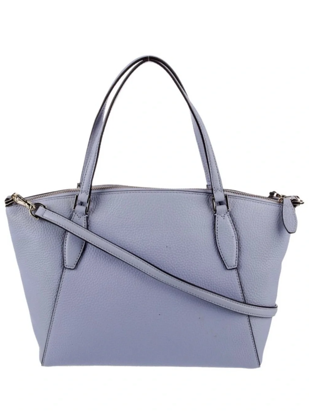 kate spade Lavender Leather Tote with Shoulder Strap